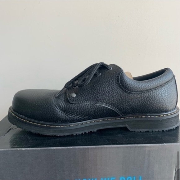 𝅺dr. Scholl’s Anti Slip Leather Oxford Work Shoes - Picture 13 of 16